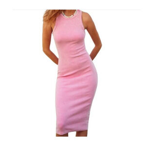 NWT allbirds The Ribbed Dress - XS- Lavender Pink - XS